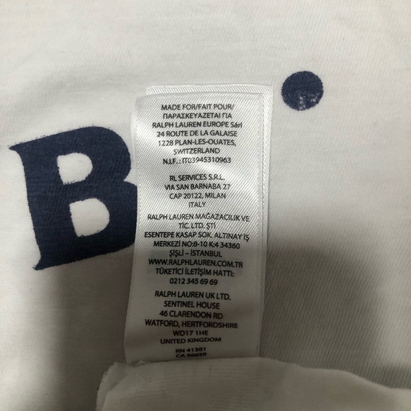 Polo Ralph Lauren Yacht Club Graphic T-Shirt White XXL - Picture 4 of 4